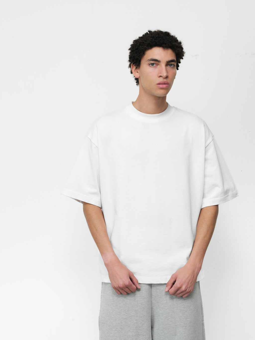 SIGNATURE BLANK T-SHIRT - WHITE